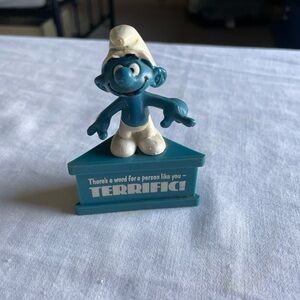 Blue Smurf Figurine Kids Toy - Terrific Collectible